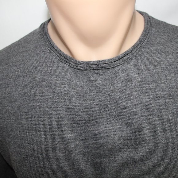 Zadig Voltaire jumper men skull  on back   100%  merino wool crewneck  large - Picture 4 of 8